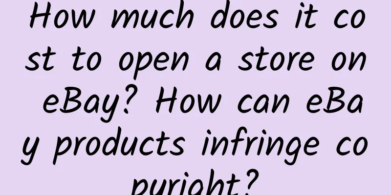 How much does it cost to open a store on eBay? How can eBay products infringe copyright?