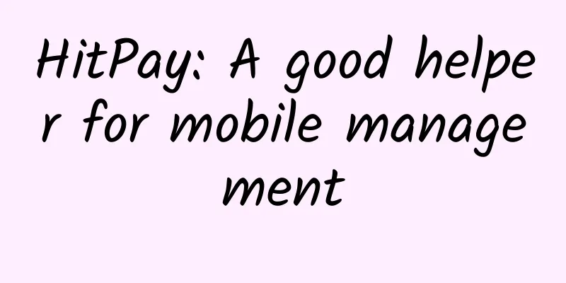 HitPay: A good helper for mobile management