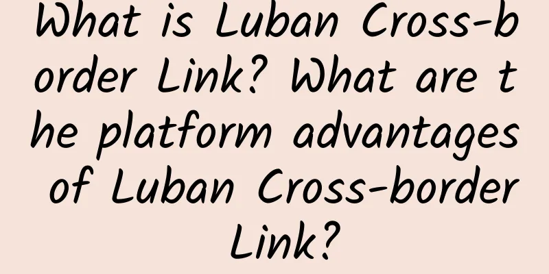 What is Luban Cross-border Link? What are the platform advantages of Luban Cross-border Link?