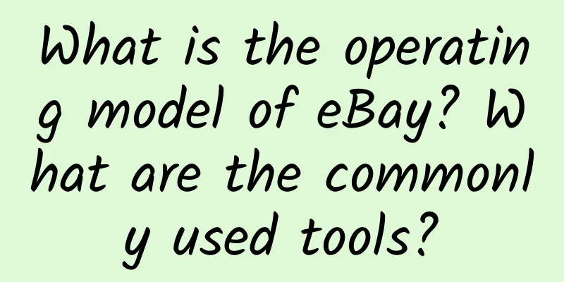 What is the operating model of eBay? What are the commonly used tools?