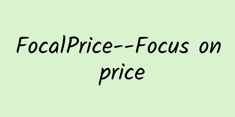 FocalPrice--Focus on price