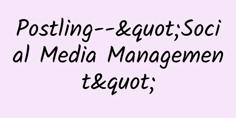 Postling--"Social Media Management"
