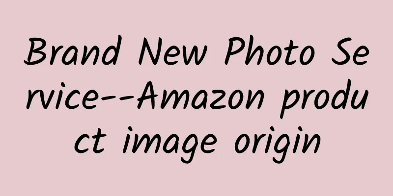 Brand New Photo Service--Amazon product image origin