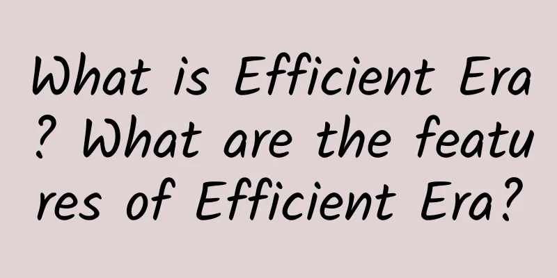 What is Efficient Era? What are the features of Efficient Era?