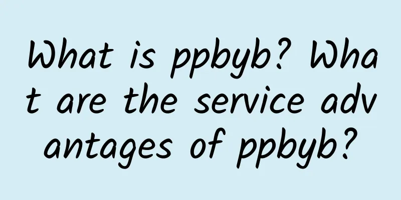 What is ppbyb? What are the service advantages of ppbyb?