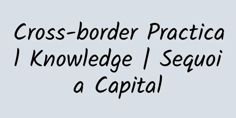 Cross-border Practical Knowledge | Sequoia Capital