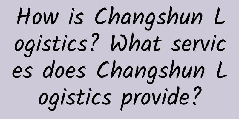 How is Changshun Logistics? What services does Changshun Logistics provide?