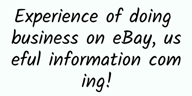 Experience of doing business on eBay, useful information coming!