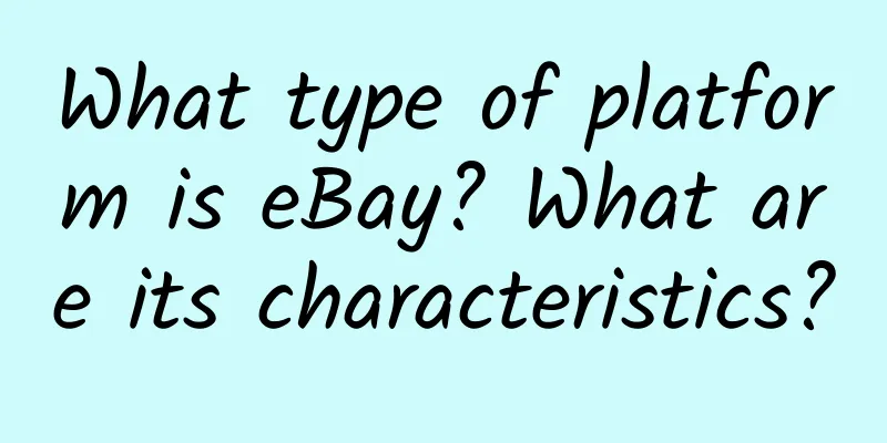 What type of platform is eBay? What are its characteristics?