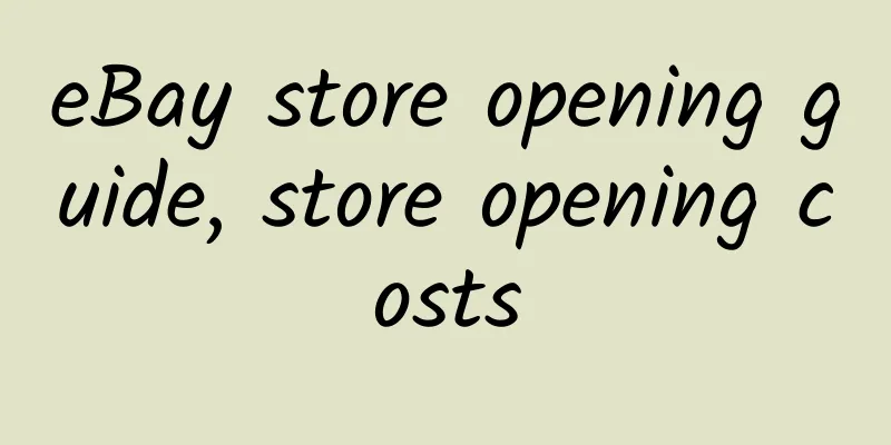 eBay store opening guide, store opening costs