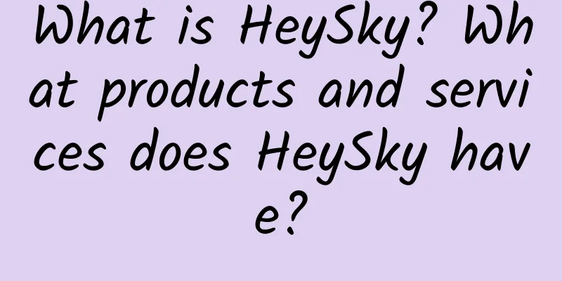 What is HeySky? What products and services does HeySky have?