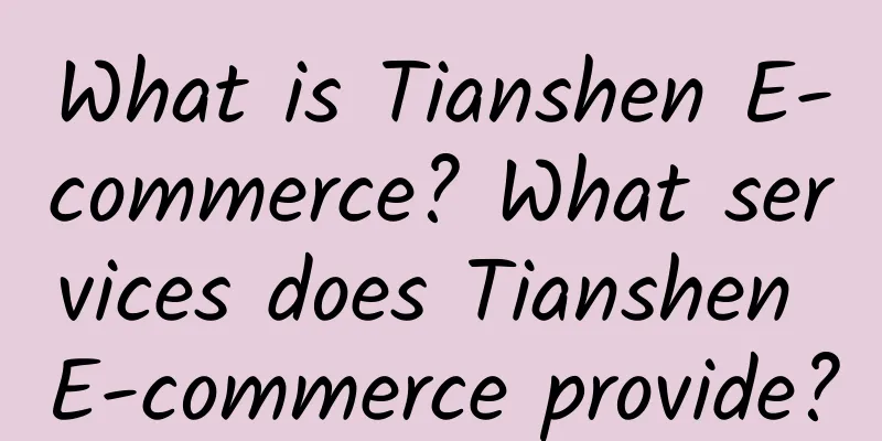 What is Tianshen E-commerce? What services does Tianshen E-commerce provide?