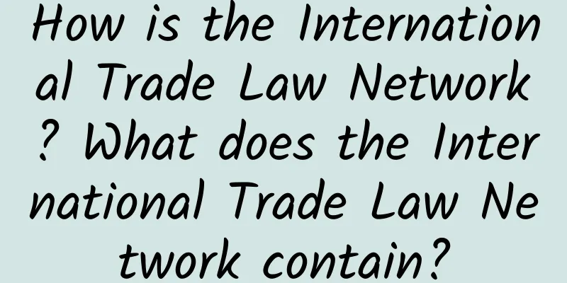 How is the International Trade Law Network? What does the International Trade Law Network contain?