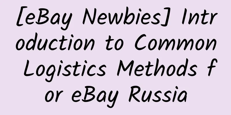 [eBay Newbies] Introduction to Common Logistics Methods for eBay Russia