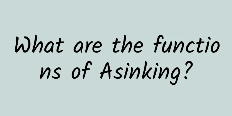 What are the functions of Asinking?