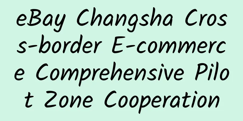 eBay Changsha Cross-border E-commerce Comprehensive Pilot Zone Cooperation
