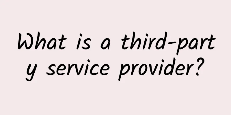 What is a third-party service provider?