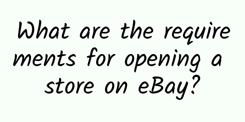 What are the requirements for opening a store on eBay?