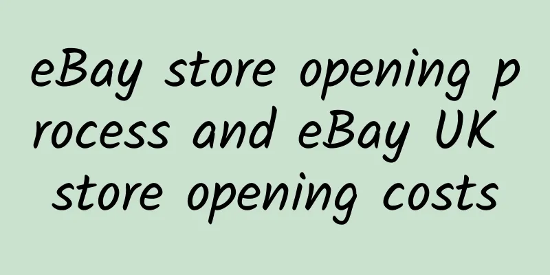 eBay store opening process and eBay UK store opening costs