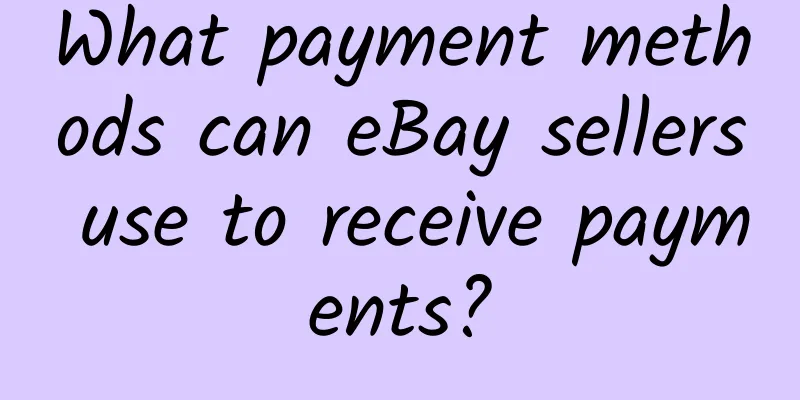 What payment methods can eBay sellers use to receive payments?