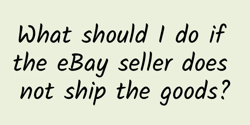 What should I do if the eBay seller does not ship the goods?