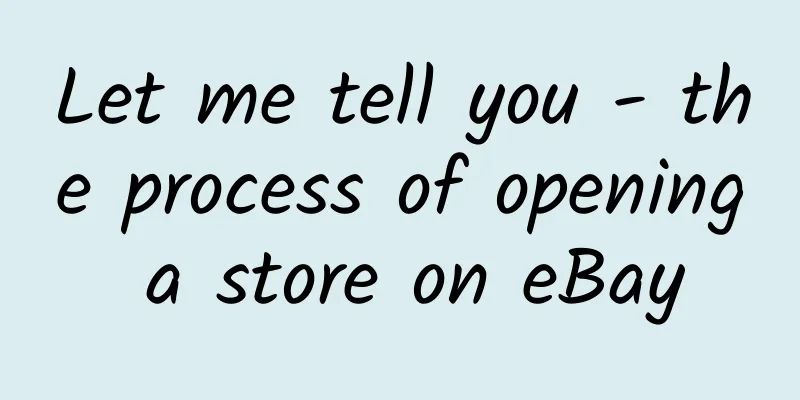 Let me tell you - the process of opening a store on eBay