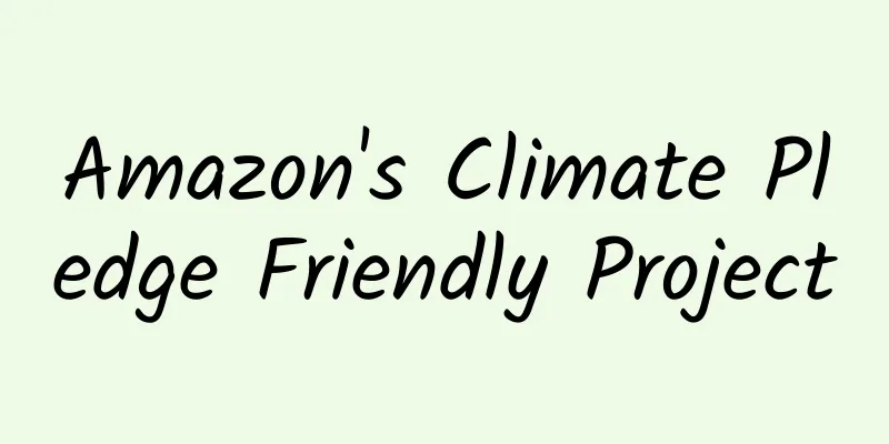 Amazon's Climate Pledge Friendly Project