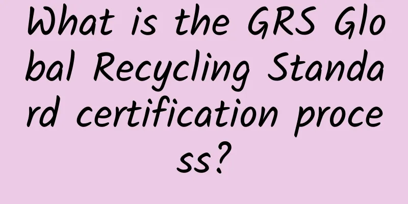 What is the GRS Global Recycling Standard certification process?