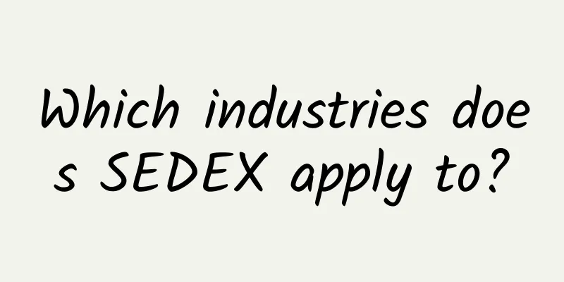 Which industries does SEDEX apply to?