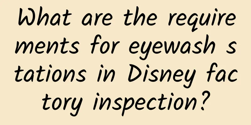 What are the requirements for eyewash stations in Disney factory inspection?