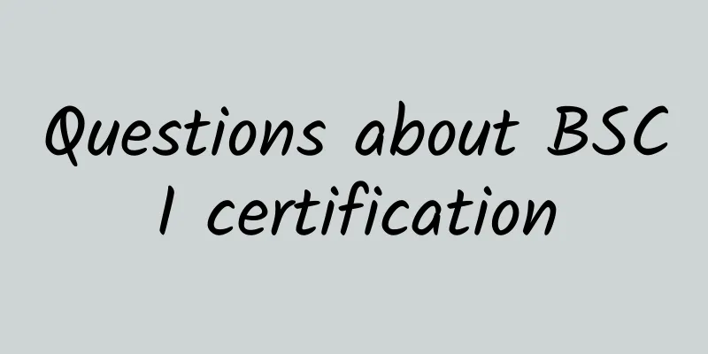 Questions about BSCI certification
