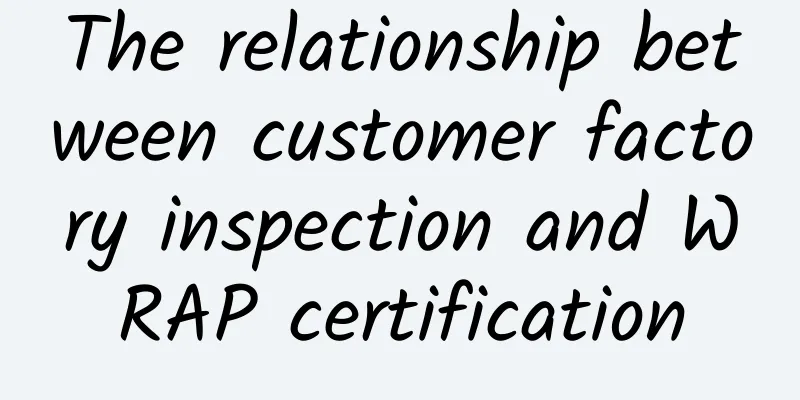 The relationship between customer factory inspection and WRAP certification