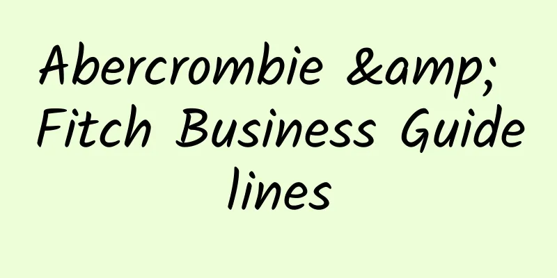 Abercrombie & Fitch Business Guidelines