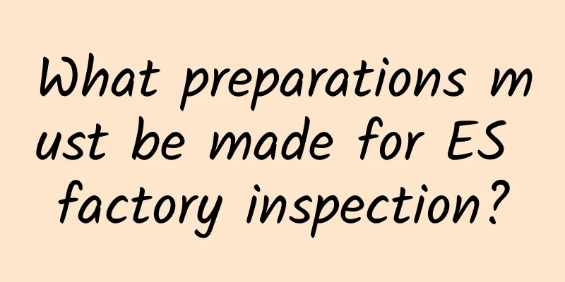 What preparations must be made for ES factory inspection?