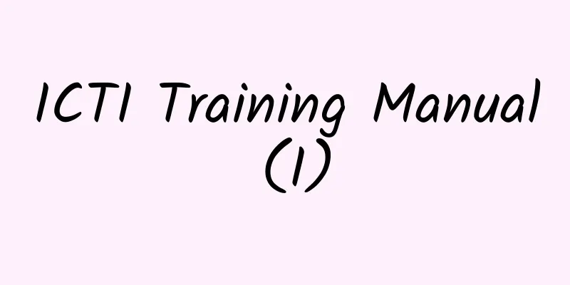 ICTI Training Manual (I)