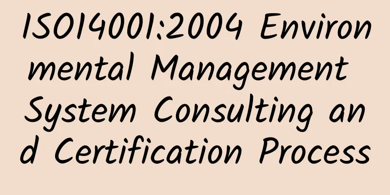 ISO14001:2004 Environmental Management System Consulting and Certification Process