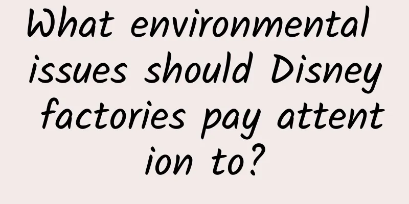 What environmental issues should Disney factories pay attention to?