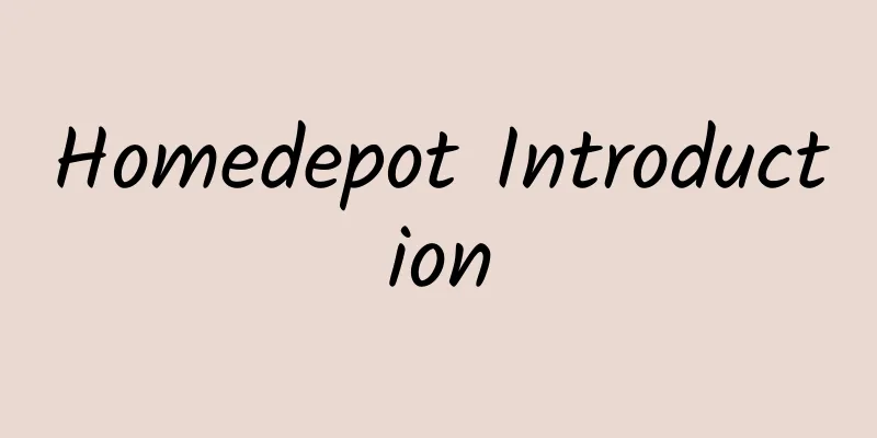 Homedepot Introduction