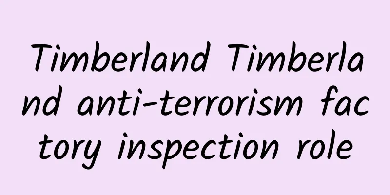 Timberland Timberland anti-terrorism factory inspection role