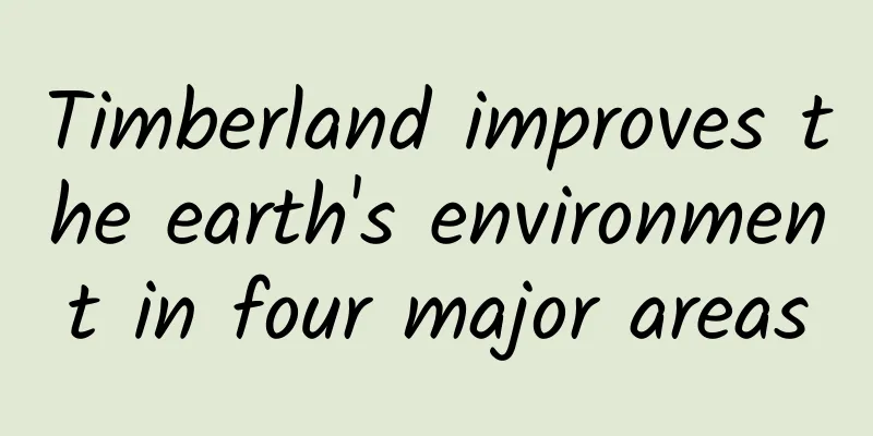Timberland improves the earth's environment in four major areas